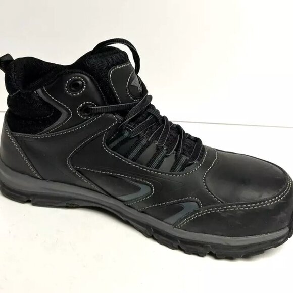 Avenger Mens Thresher Mid Waterproof Boot Black Size 9.5 M main image 6